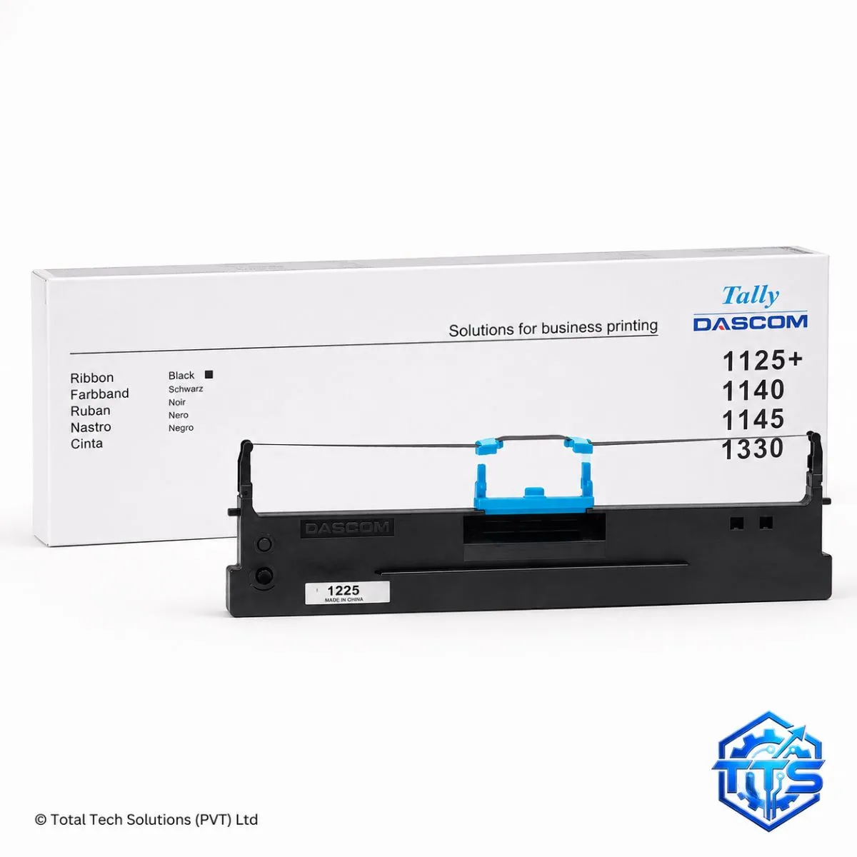 Tally Dascom 1125+ / 1140 / 1145 / 1330 Black Original Printer Ribbon, image 3