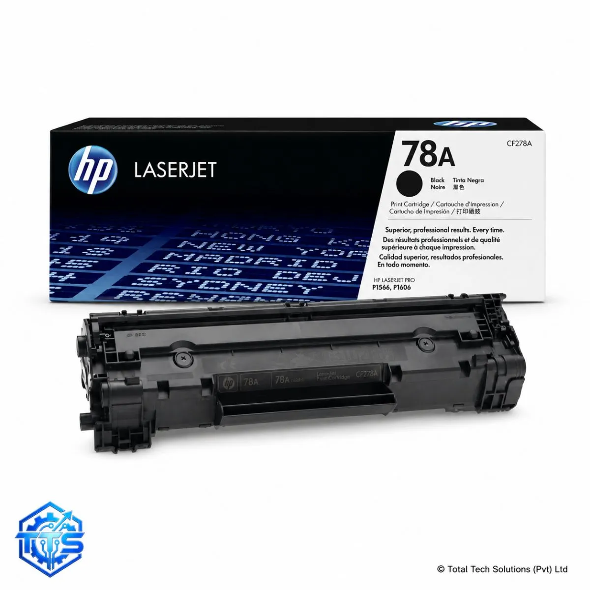 HP 78A Black Original LaserJet Toner Cartridge, image 2