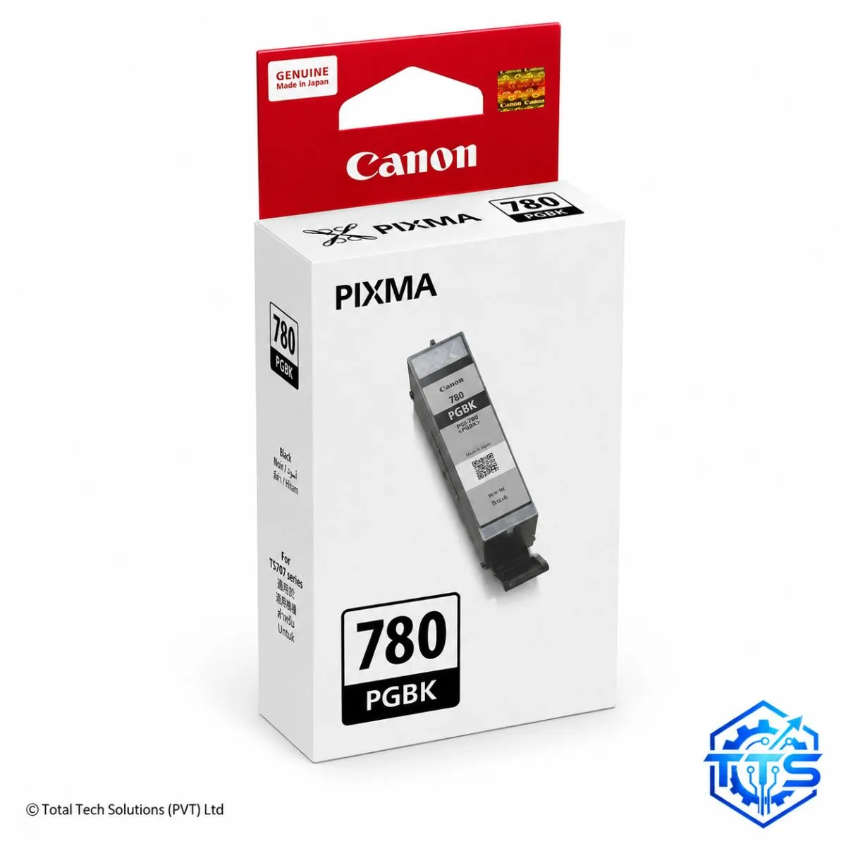 Canon PGI-780 PGBK Pigment Black Original Ink Cartridge for PIXMA TS707, image 2