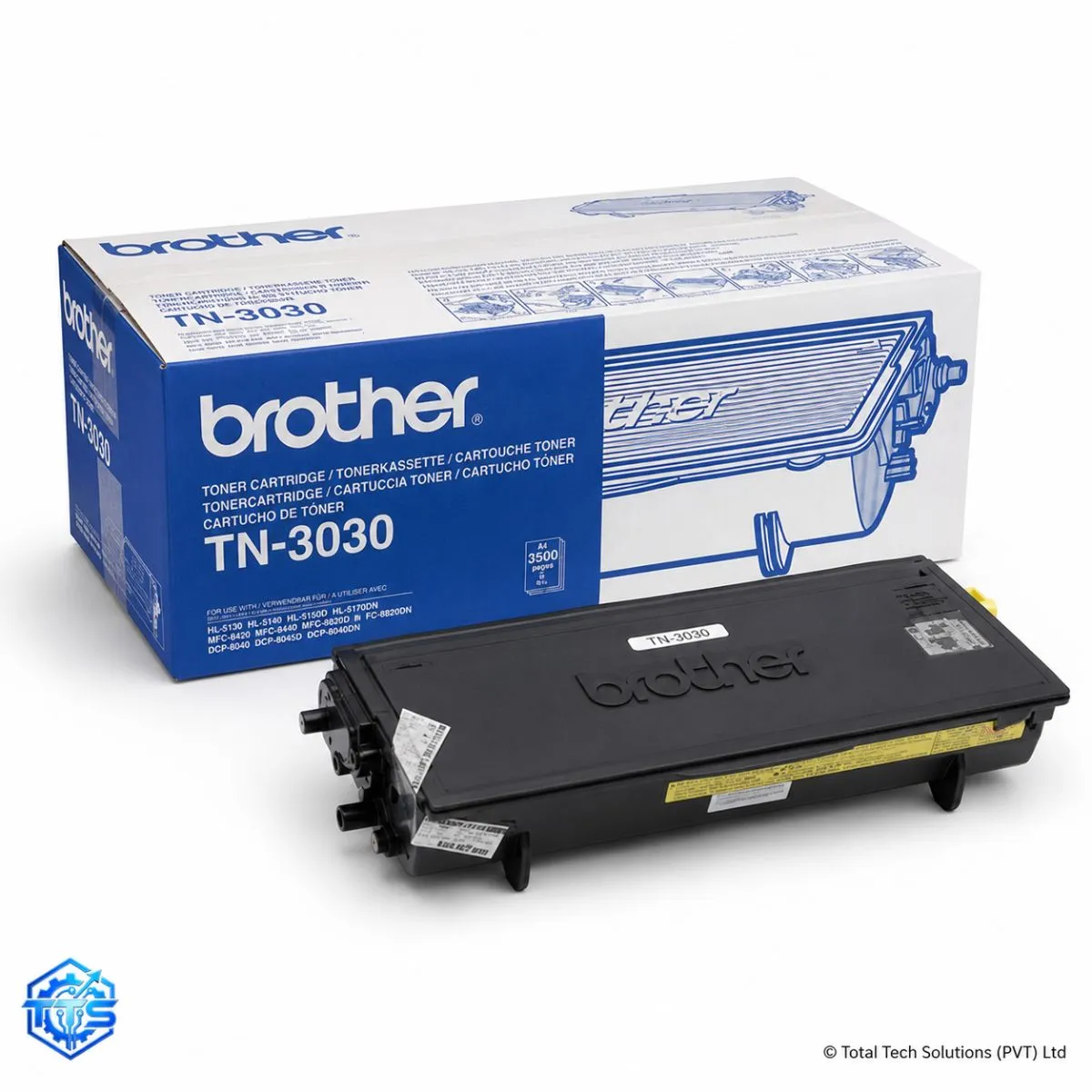 Brother TN-3030 Black Toner Cartridge, image 3