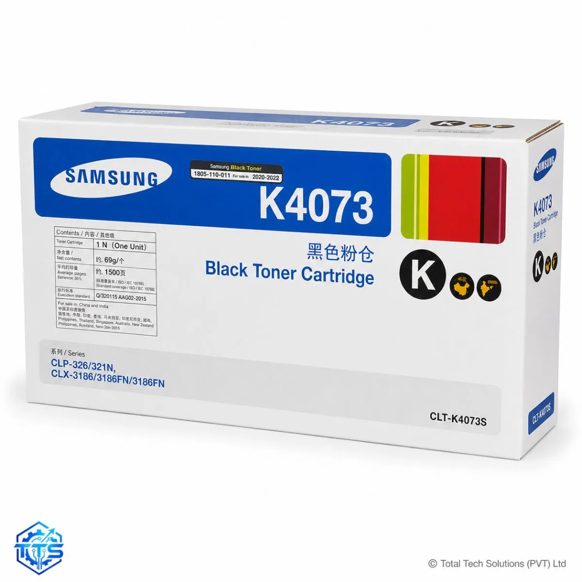 Samsung CLT-4073 Original Colour Toner Cartridge for CLP-320/CLP-325/CLP-326/CLX-3186