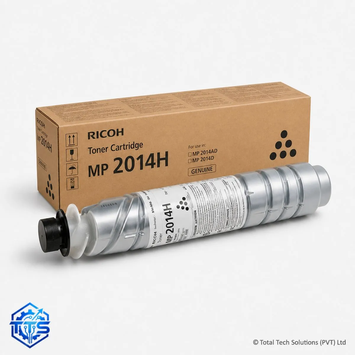 Ricoh MP2014H Original Black Toner Cartridge for MP2014AD/MP2014D, image 3