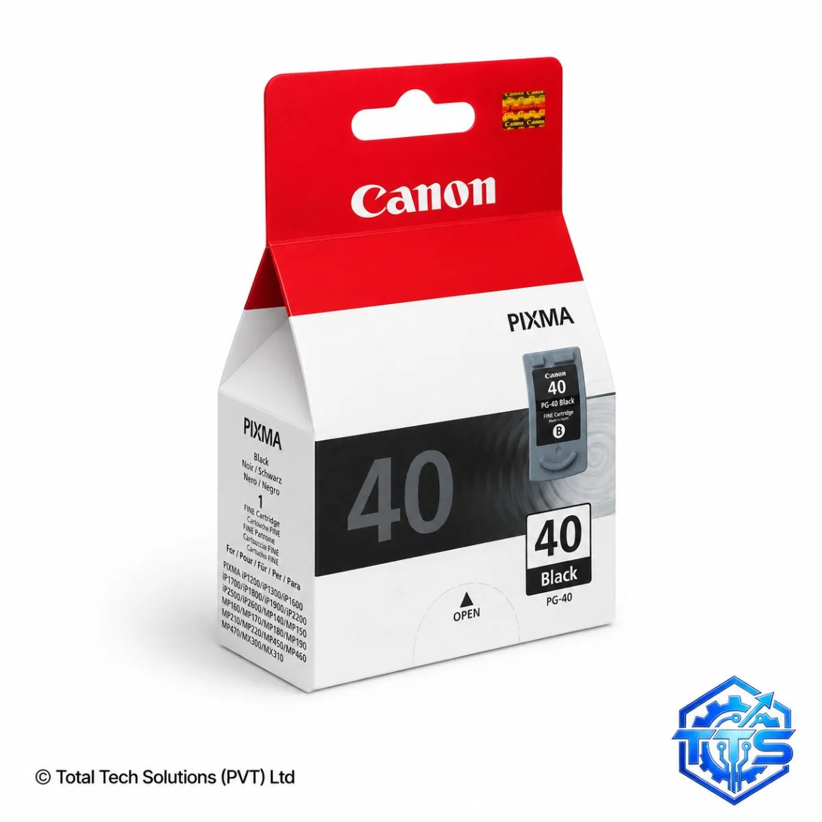 Canon PG-40 Black Original FINE Ink Cartridge, image 4