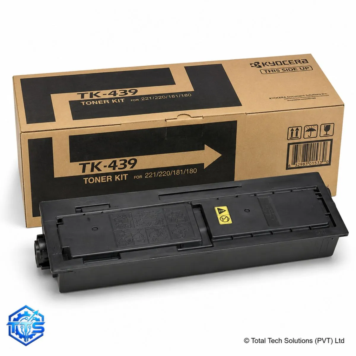 Kyocera TK-439 Original Black Toner Cartridge, image 2