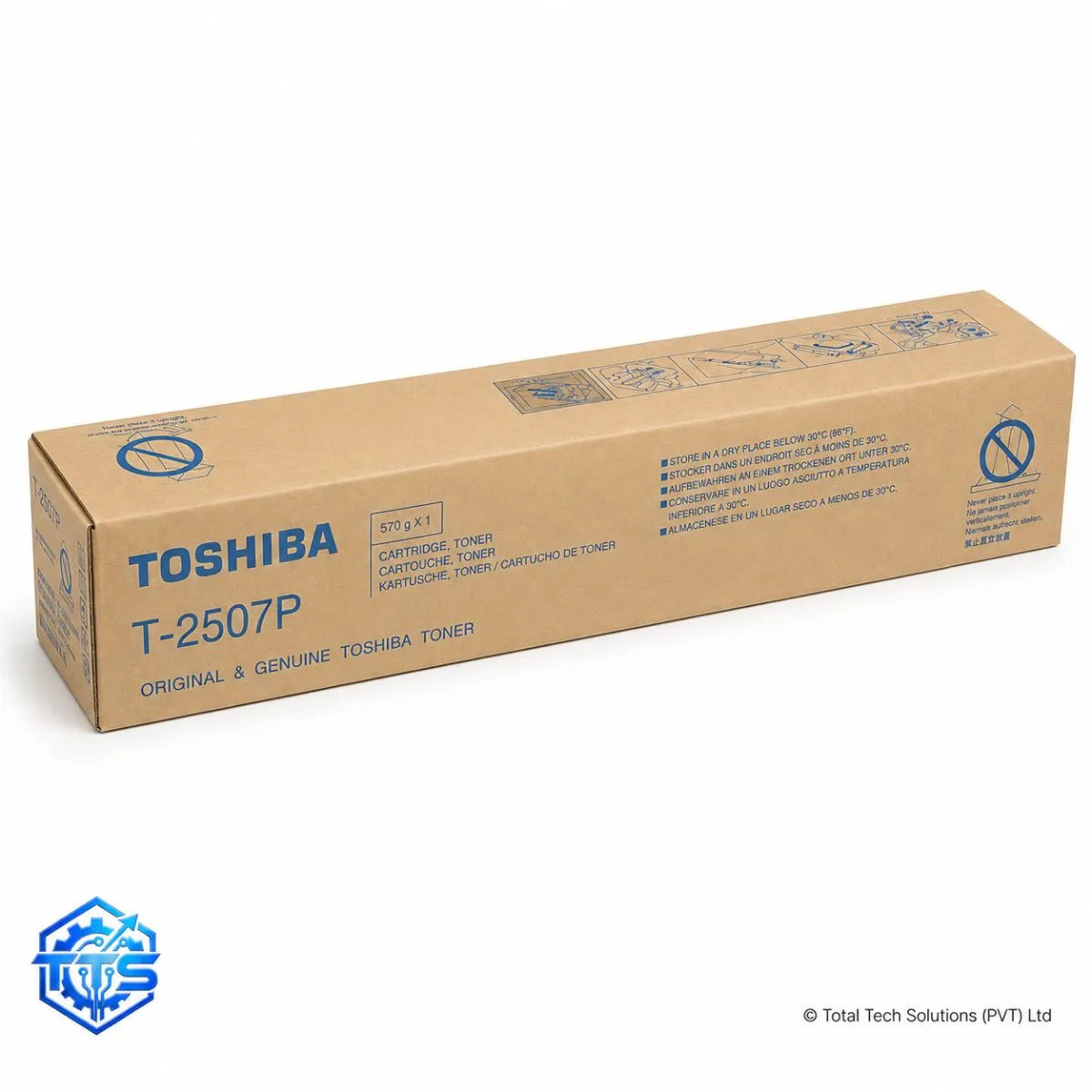 Toshiba T-2507P Original Black Toner Cartridge for e-Studio 2006, image 3