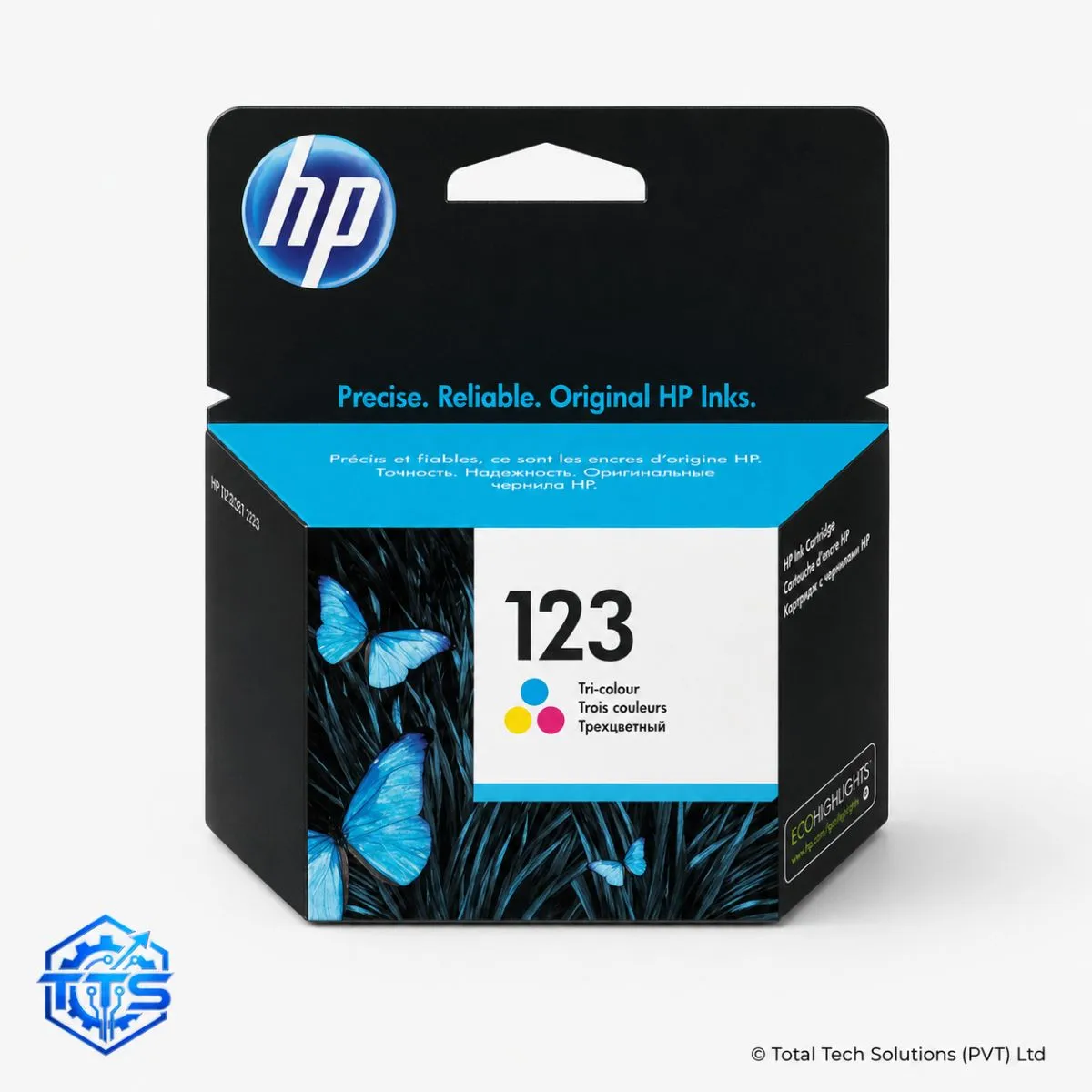 HP 123 Tri-color Original Ink Cartridge