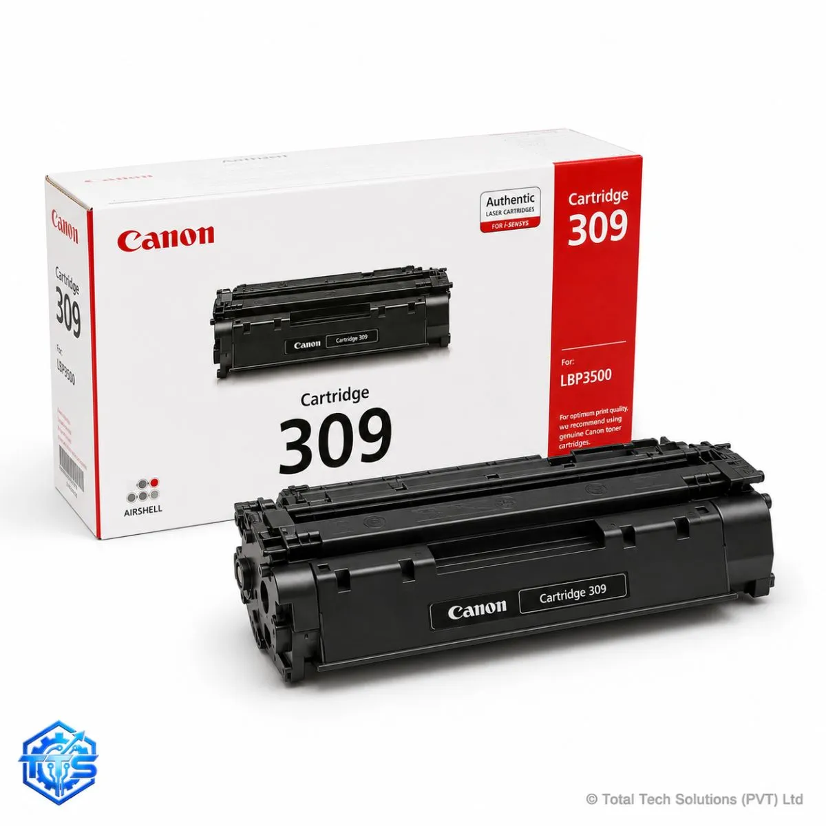 Canon Cartridge 309 Black Toner Cartridge for Laser Shot LBP3500, image 4