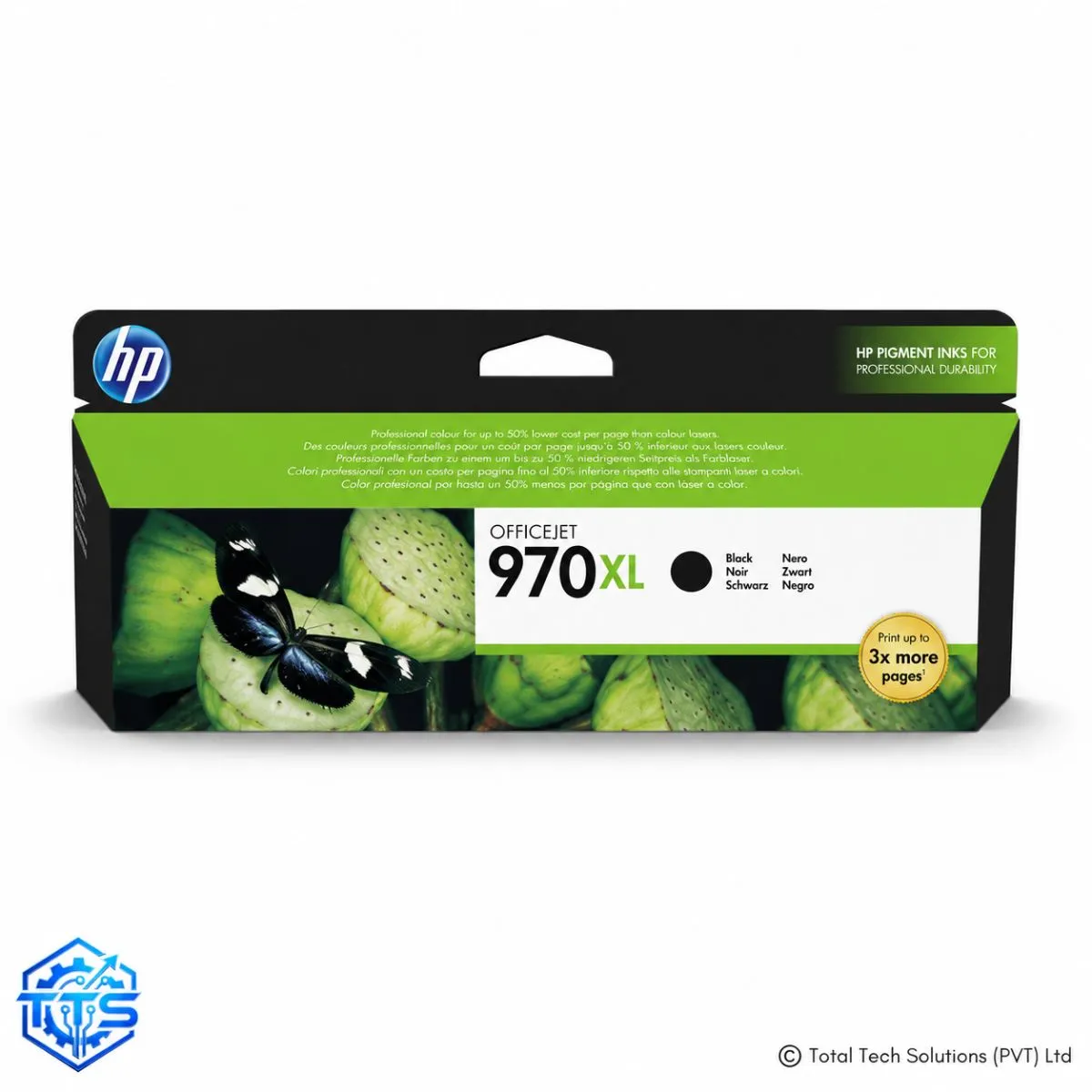 HP 970XL High Yield Black Original Ink Cartridge for X451/X476/X551/X576, image 3