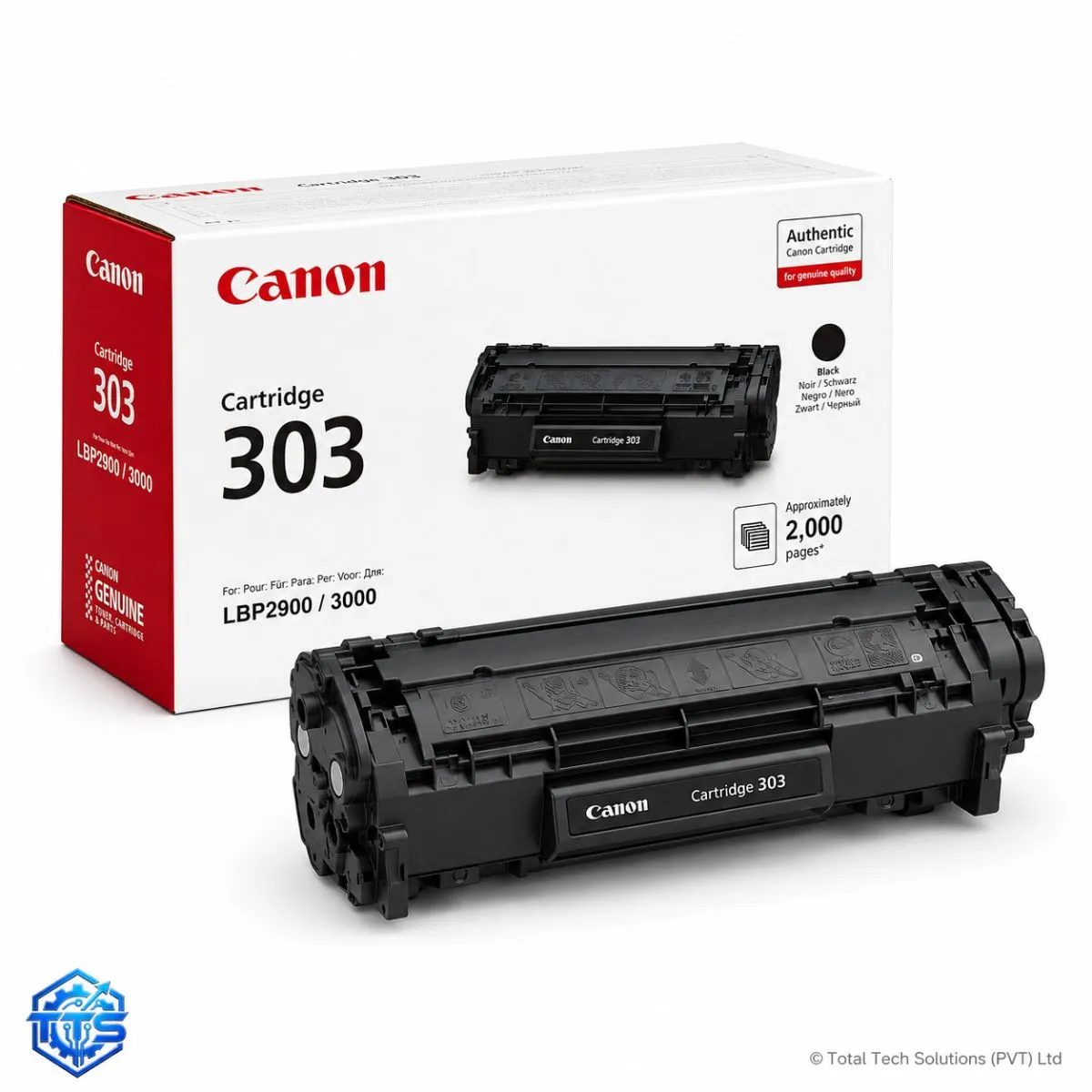 Canon Cartridge 303 Black Toner Cartridge for Canon Laser Shot LBP2900