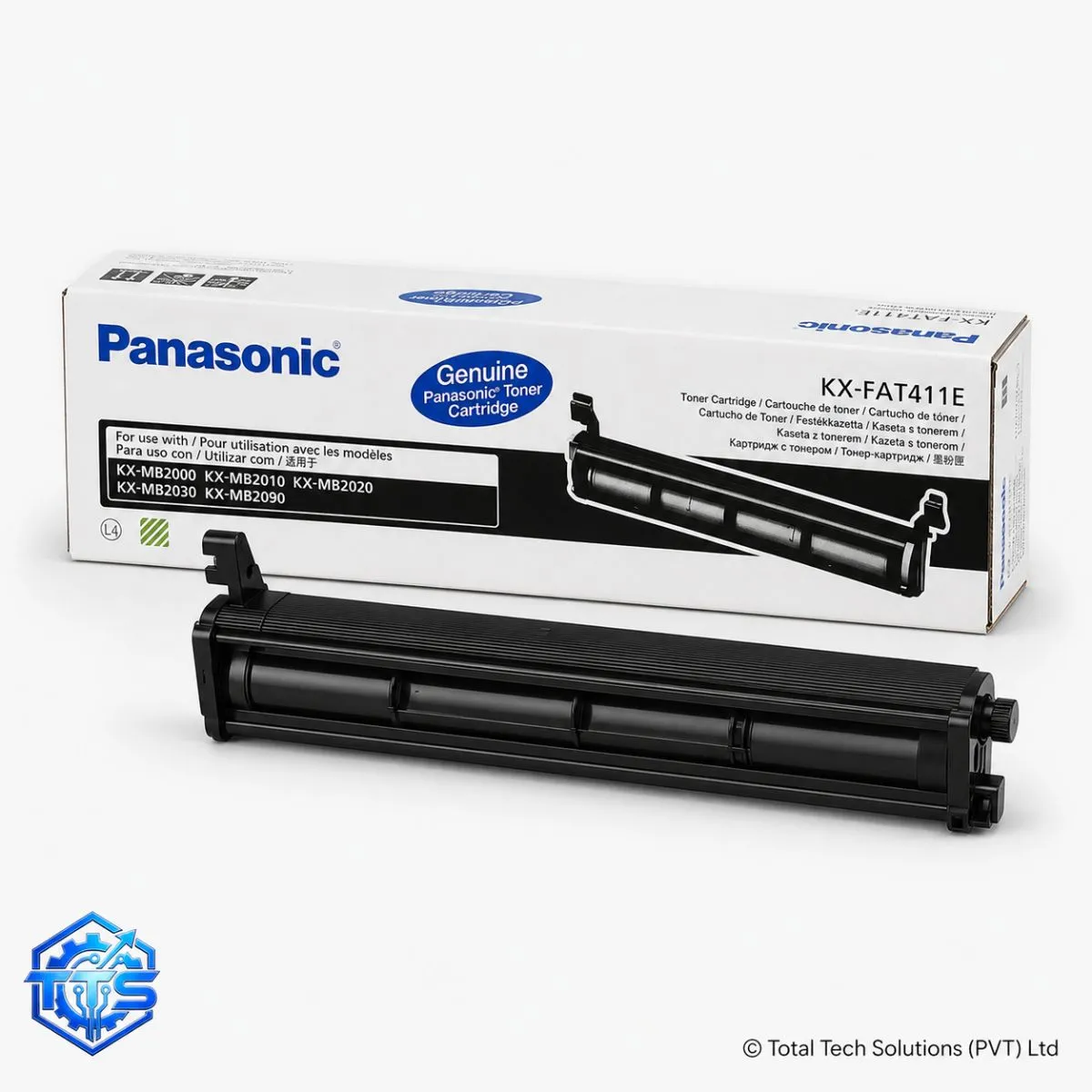 Panasonic KX-FAT411E Original Black Toner Cartridge for MB2000/MB2030/MB2090