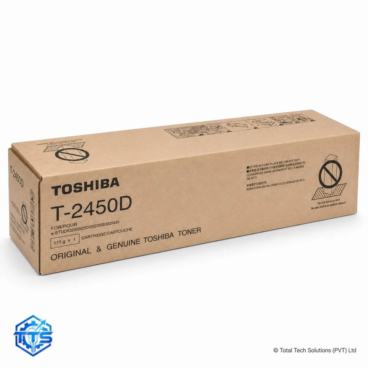 Toshiba T-2450D Original Black Copier Toner Cartridge