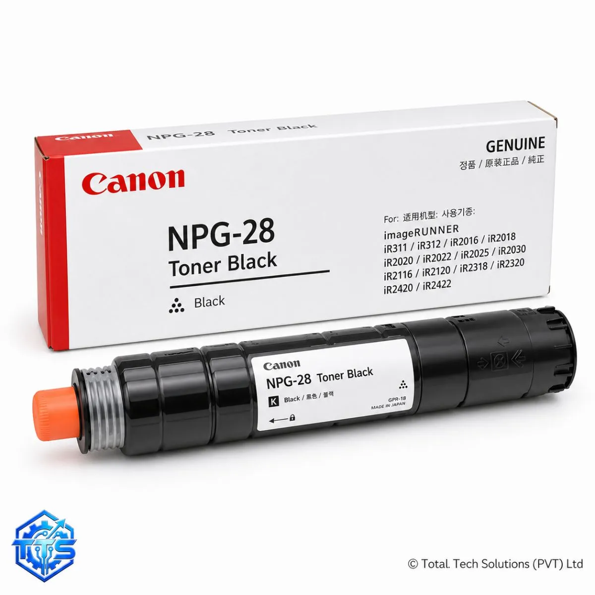 Canon NPG-28 Original Black Toner Cartridge, image 2