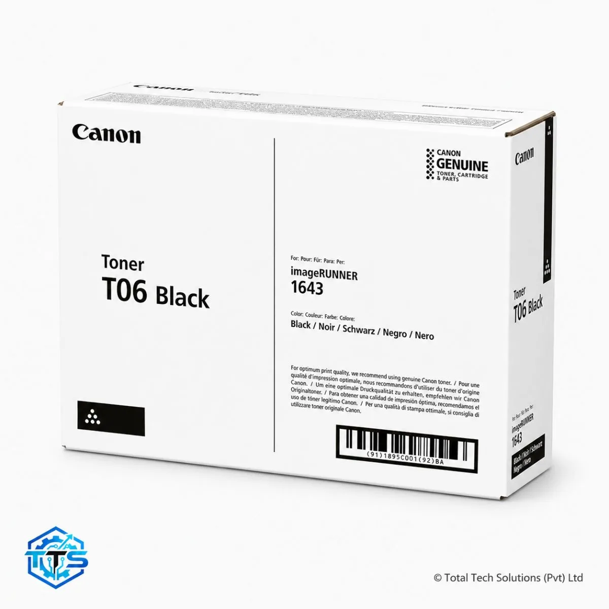 Canon T06 Black Genuine Toner Cartridge, image 2