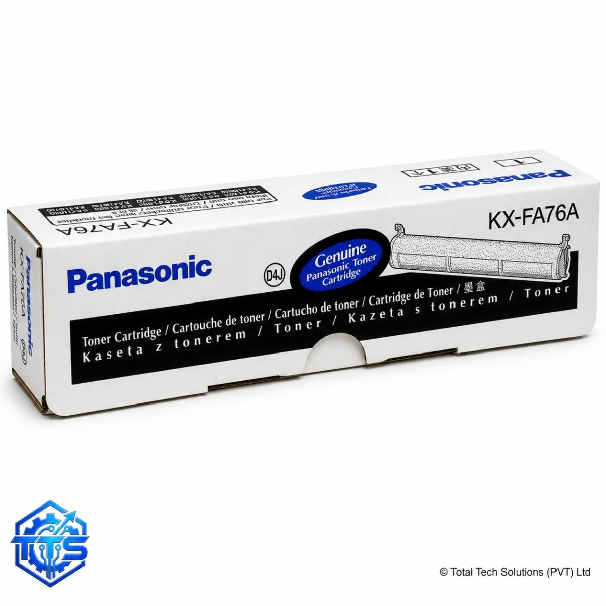 Panasonic KX-FA76A Original Black Toner Cartridge, image 2