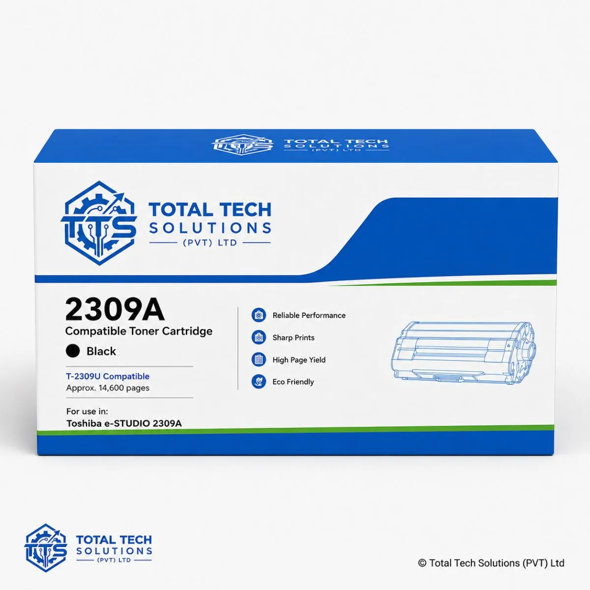 Toshiba e-STUDIO 2309A Compatible Black Toner Cartridge
