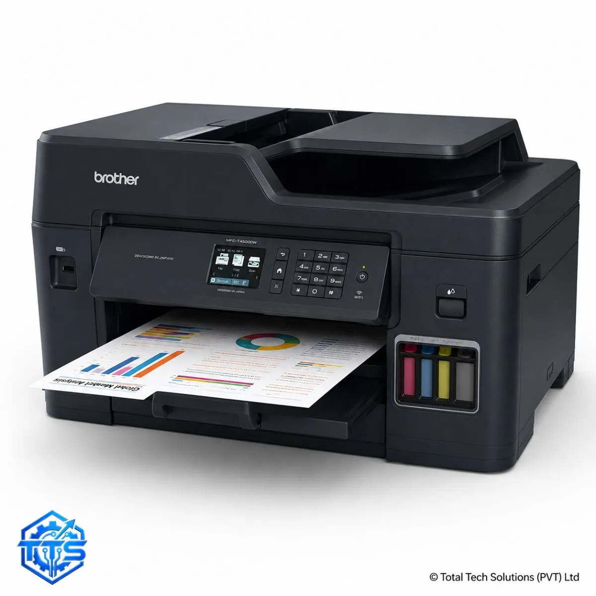 Brother MFC-T4500DW Ink Tank Printer, image 2