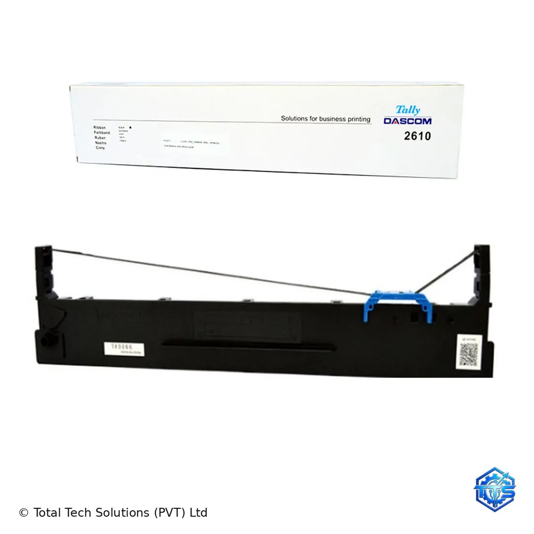 Tally Dascom 2610 Black Printer Ribbon - 15 Million Characters, image 4