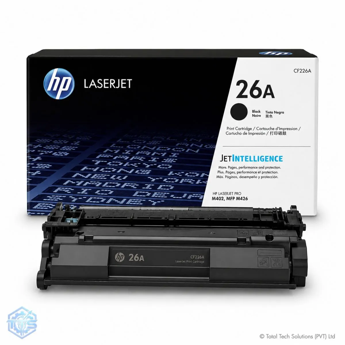 HP 26A Black Original LaserJet Toner Cartridge CF226A, image 3
