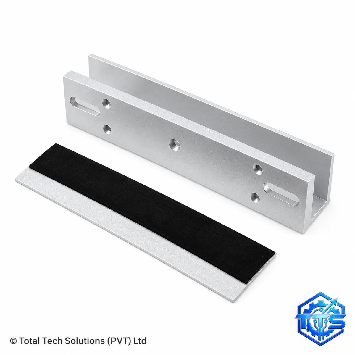 ZKTeco CB-100BDE Frameless Glass Door Drop Bolt Lock Bottom Bracket