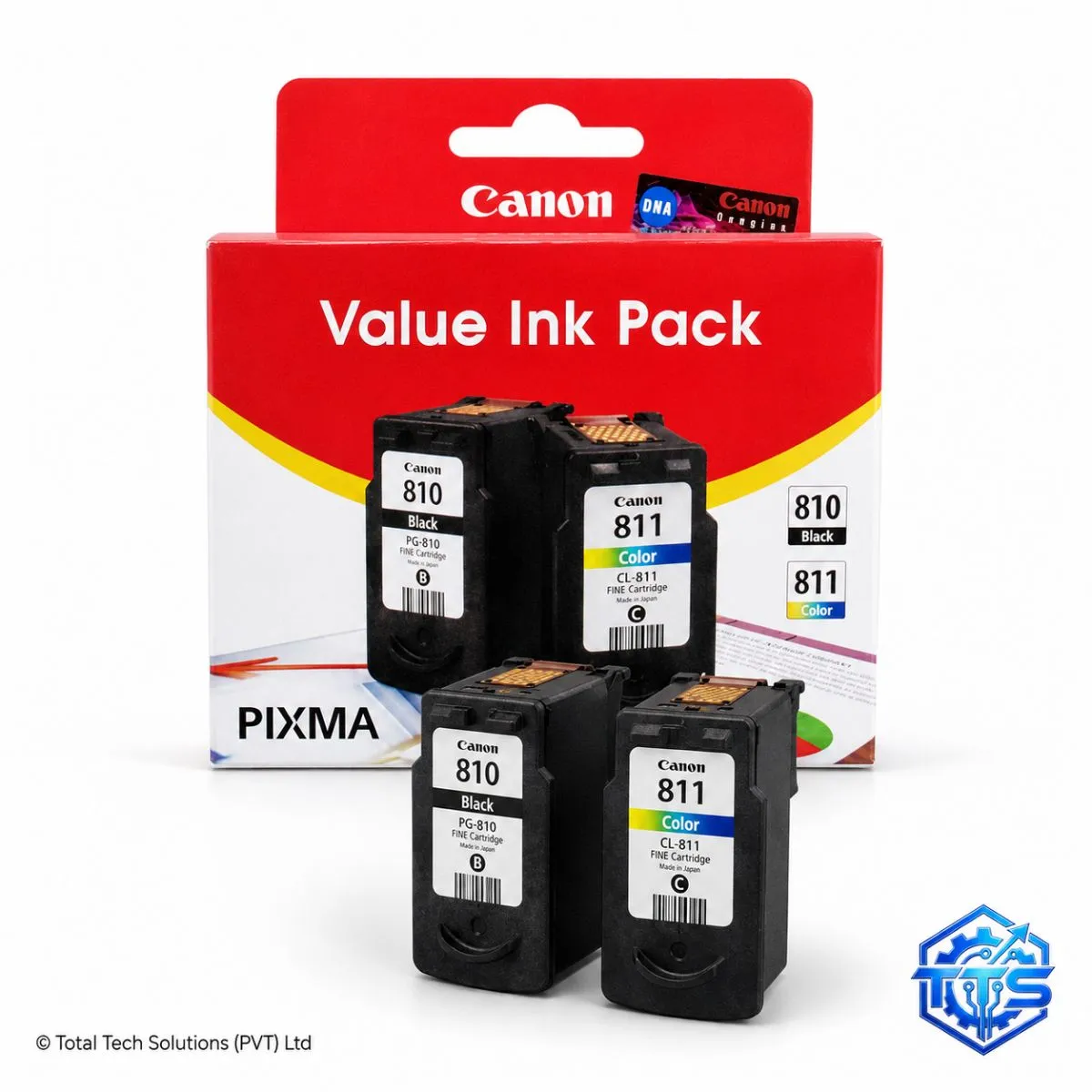 Canon PG-810 + CL-811 Original Ink Cartridge Value Pack