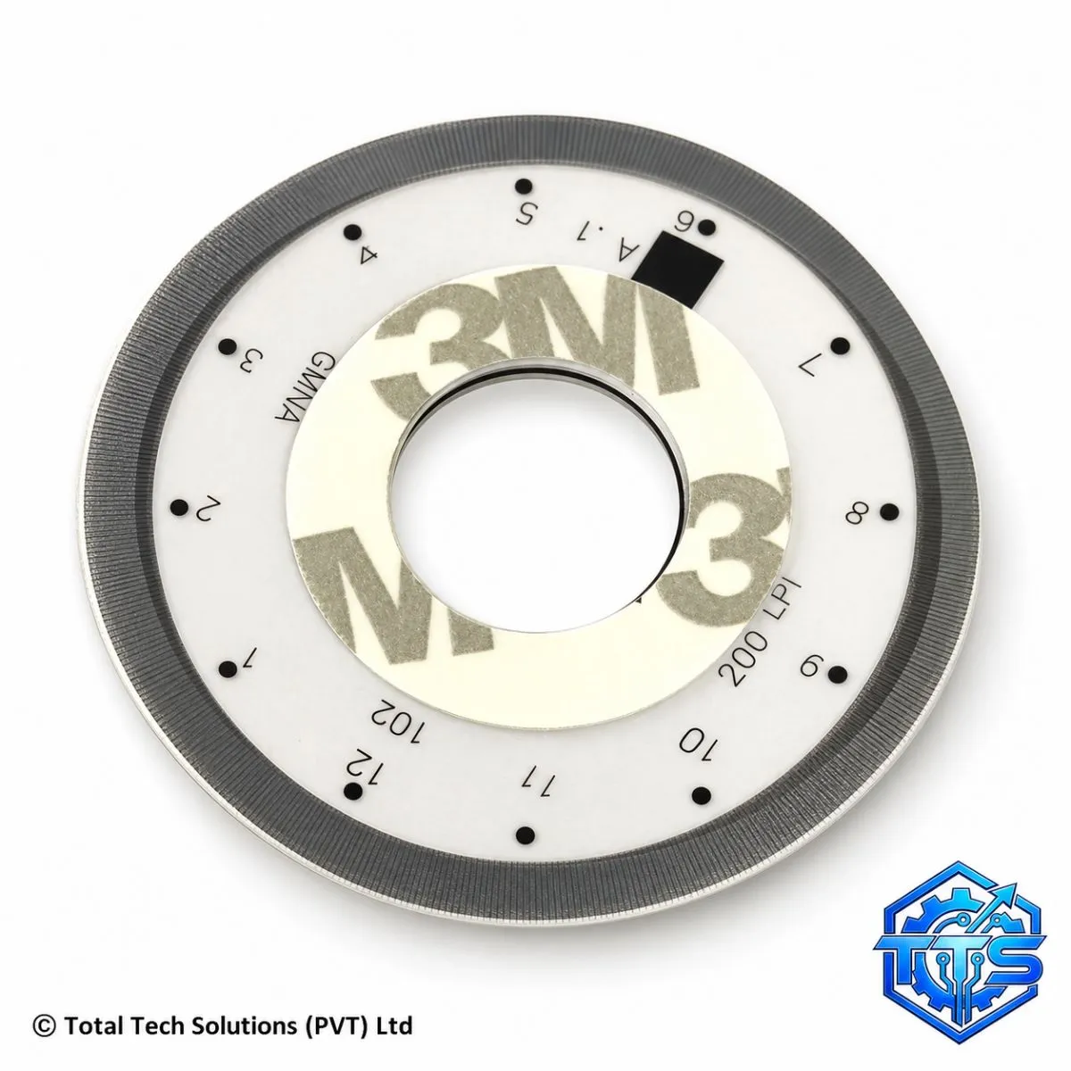 Total Tech Solutions Disk Encoder Wheel for HP DeskJet 2132 / 2135 Series, image 2