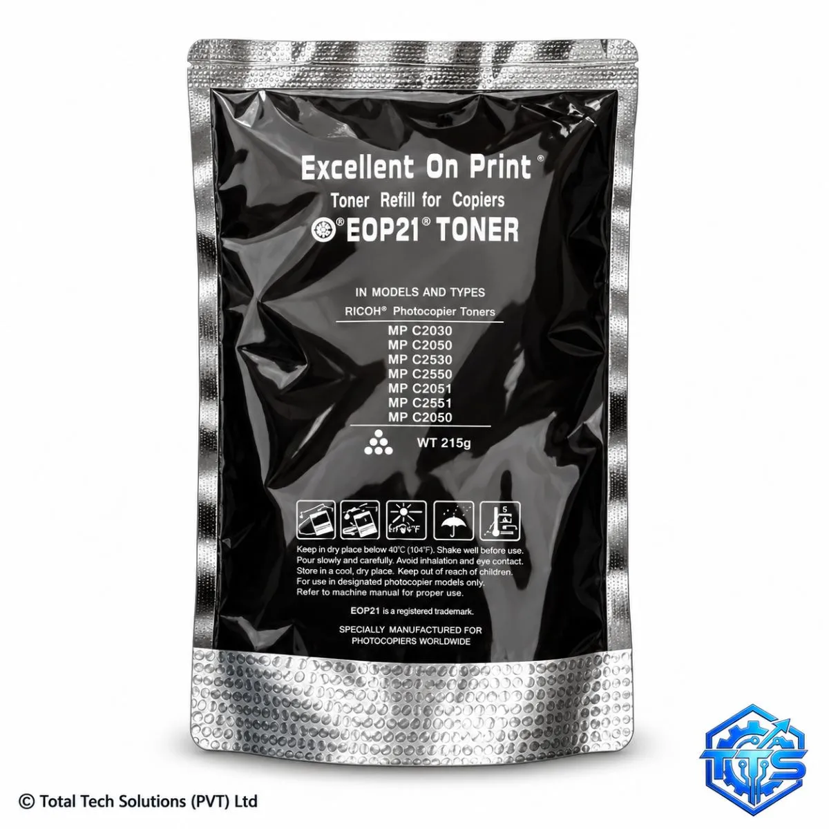 Total Tech Solutions Ricoh Photocopy Toner Refill Powder - Black