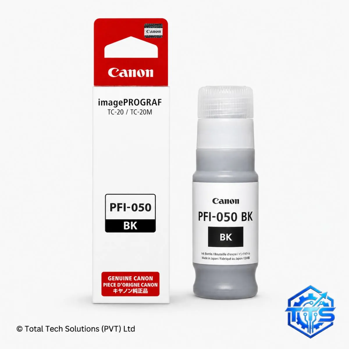 Canon PFI-050 BK Pigment Black Original Ink Bottle