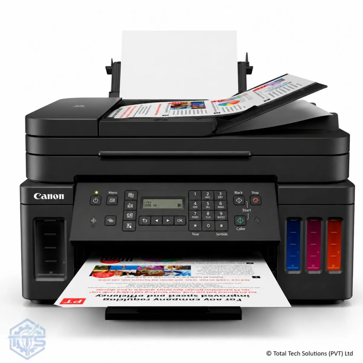 Canon PIXMA MegaTank G7070 All-in-One Wireless Ink Tank Printer, image 3
