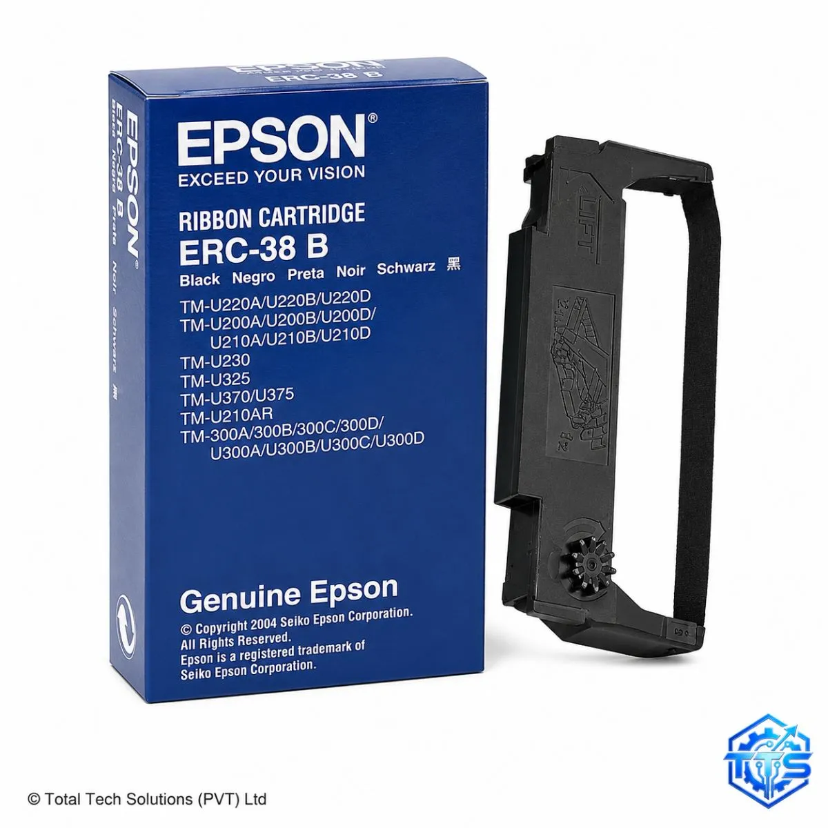 Epson ERC-38B Black Original Ribbon Cartridge - C43S015374, image 3