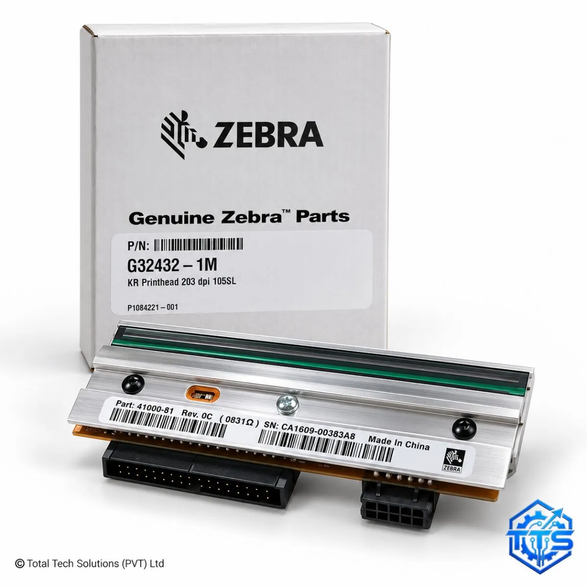 Zebra 105SL Plus 300dpi Genuine OEM Thermal Printhead Kit, image 3