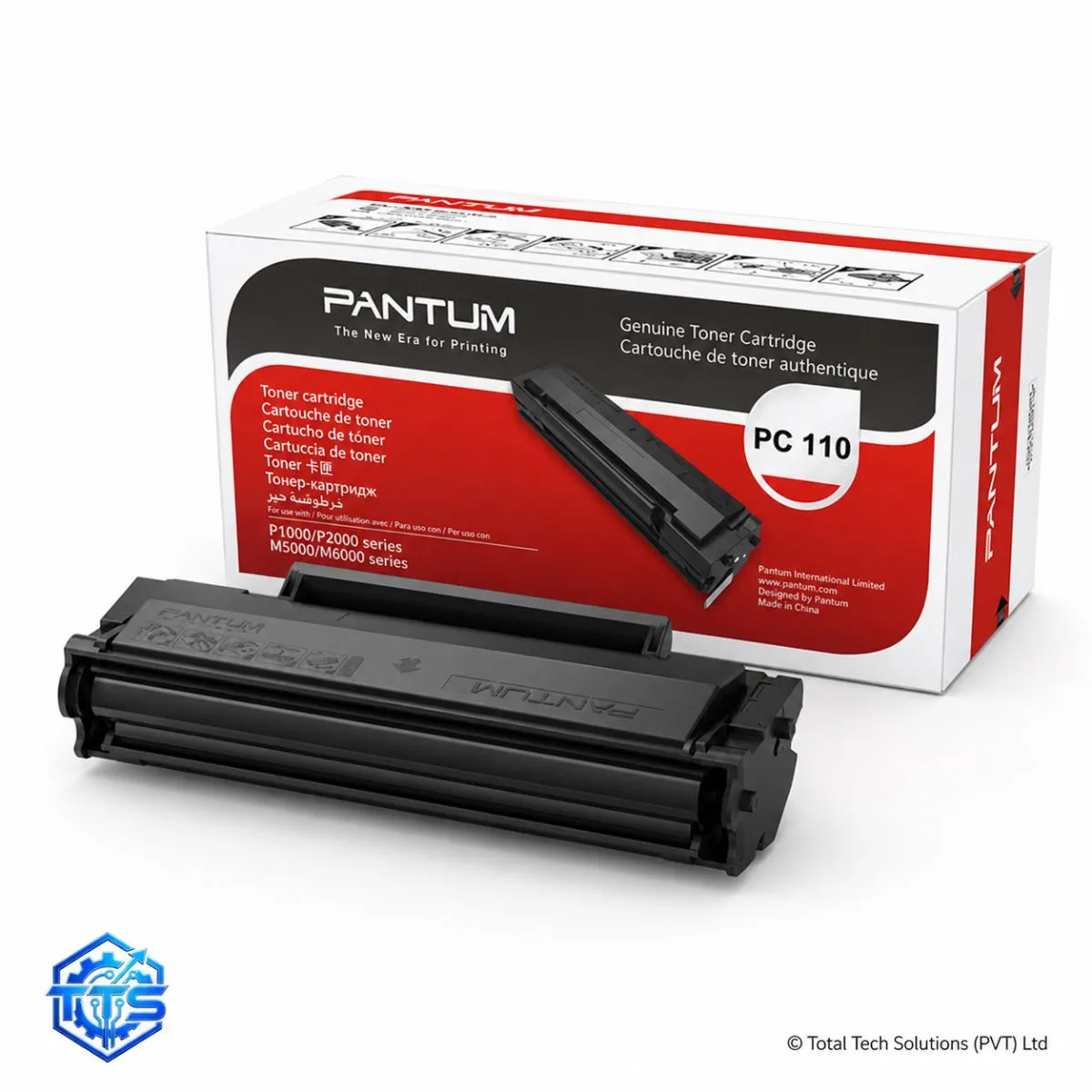Pantum PC-110 Original Black Toner Cartridge for P1000/P2000/M5000/M6000 Series