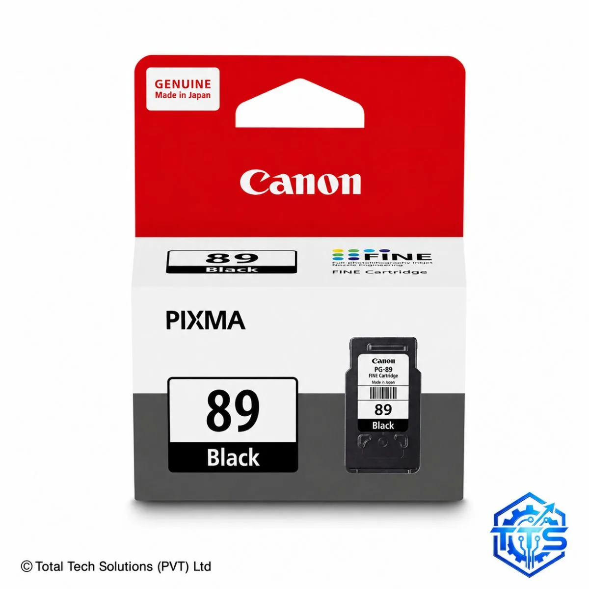 Canon PG-89 Black Original FINE Ink Cartridge for PIXMA E560, image 2