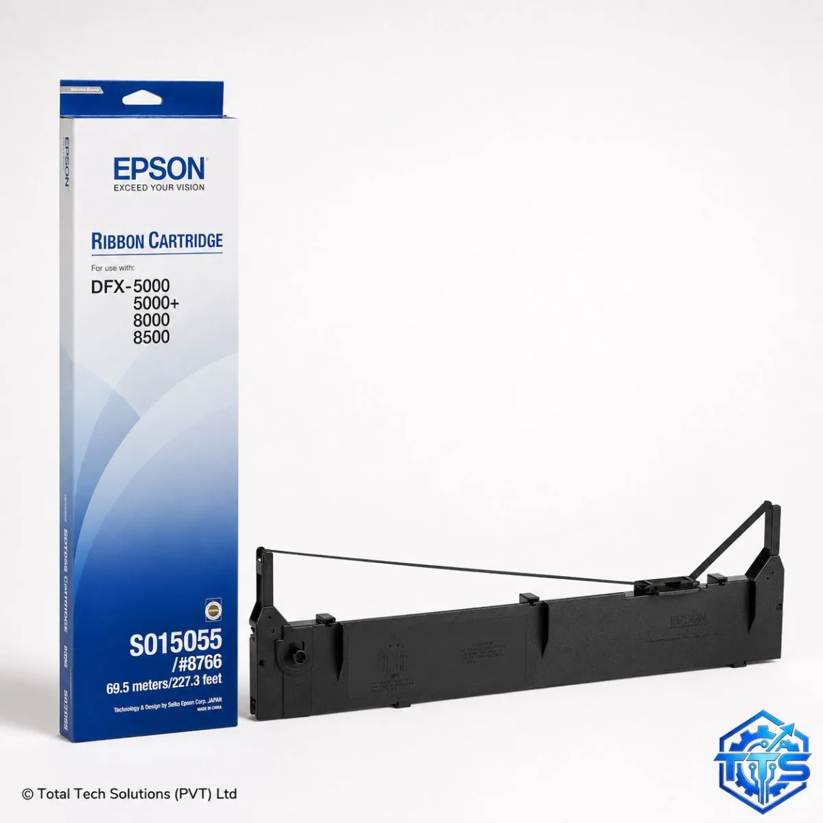 Epson DFX-5000 Black Original Printer Ribbon Cartridge - S015577 / #8766