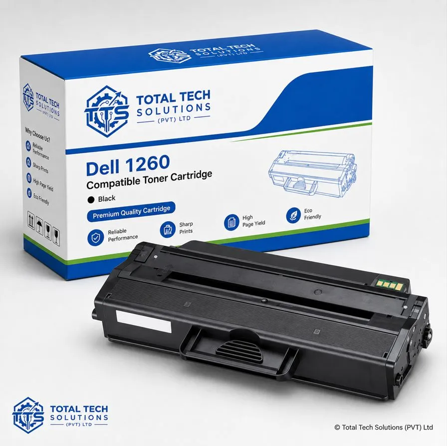 Total Tech Solutions Dell B1260 Black Compatible Toner Cartridge
