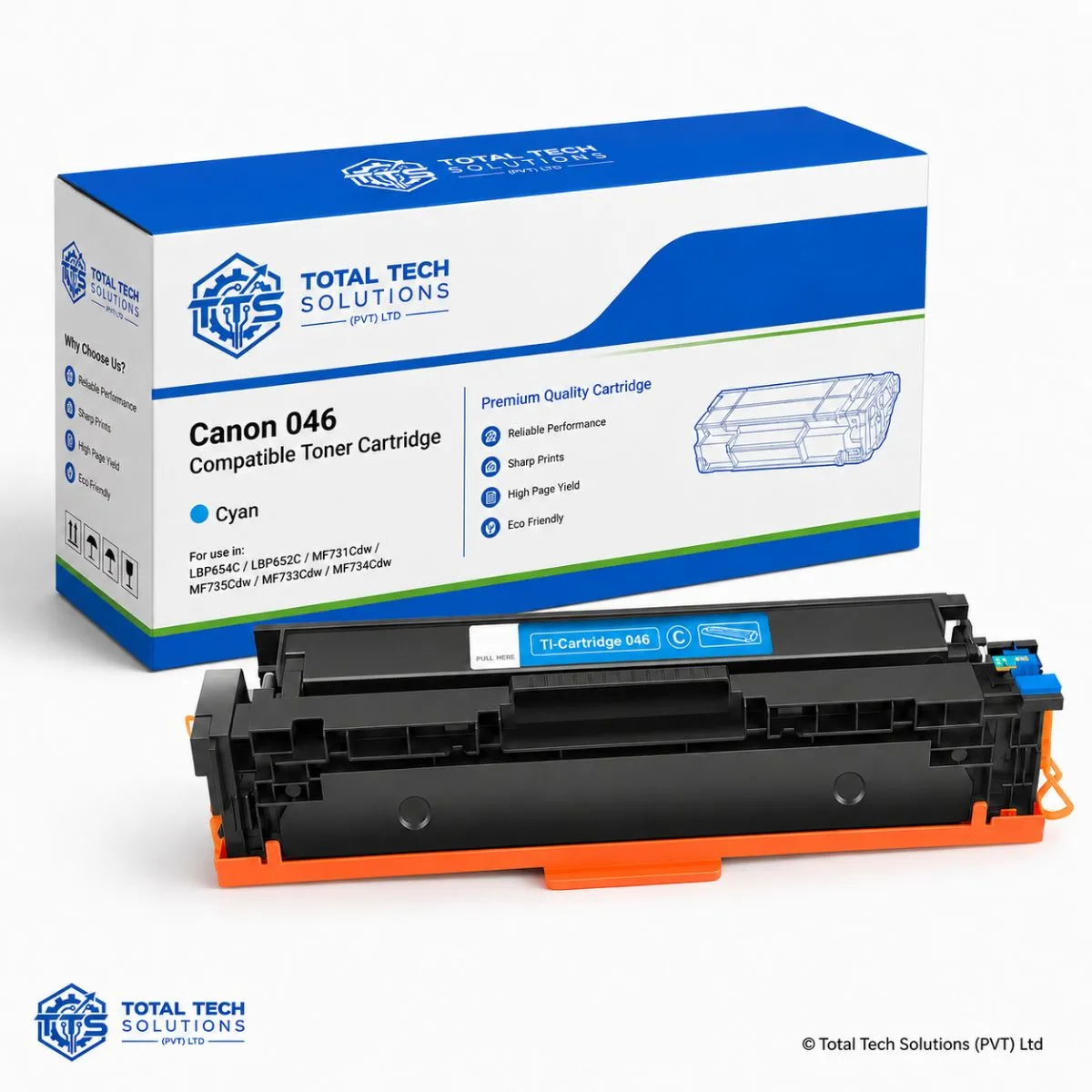Total Tech Solutions Canon 046 Compatible Toner Cartridge