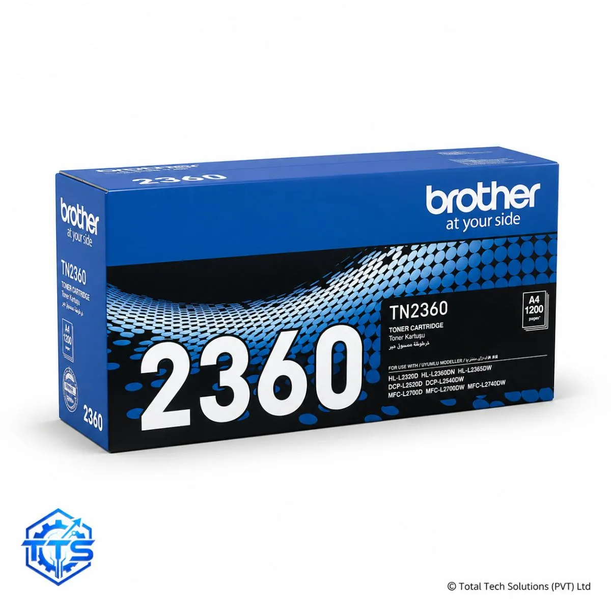 Brother TN-2360 Original Black Toner Cartridge, image 2