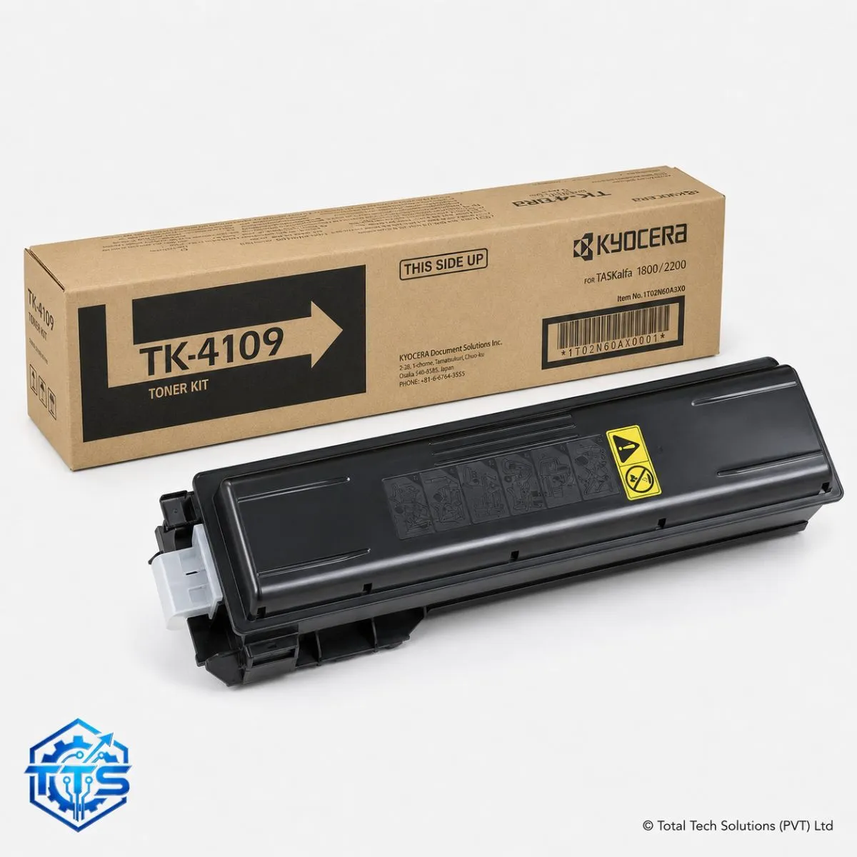 Kyocera TK-4109 Original Black Toner Cartridge for TASKalfa 1800/1801/2200/2201, image 2