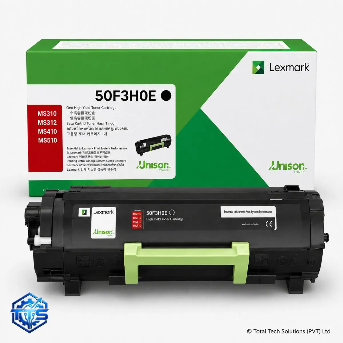 Lexmark 503HE High Yield Black Toner Cartridge, image 3