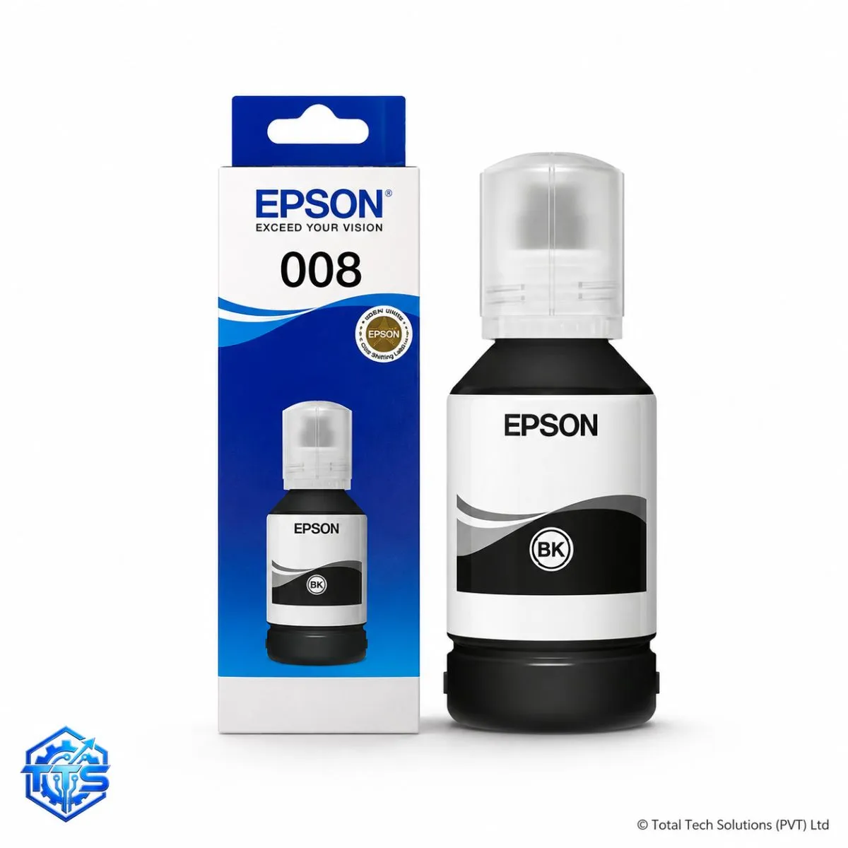 Epson 008 Original Ink Bottle for L6550/L6570/L6580/L6460/L6490 Printers