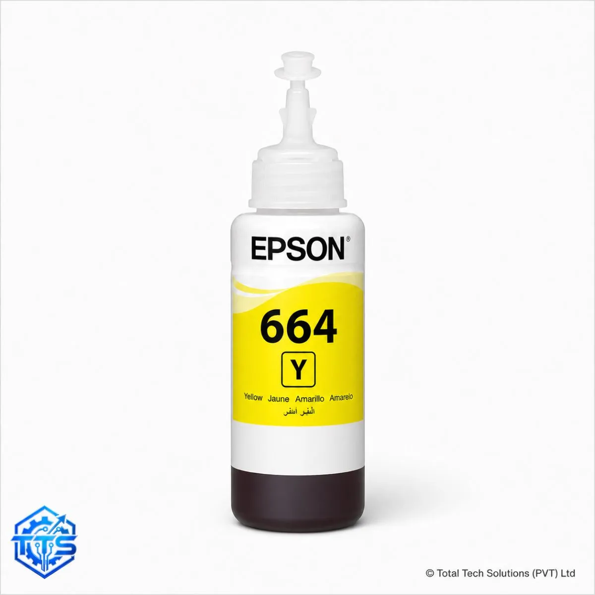 Epson T6644 70ml Yellow Original Ink Bottle for L100 / L110 / L130 / L200 / L300 / L310 / L365 / L550 / L565 / L1300, image 4