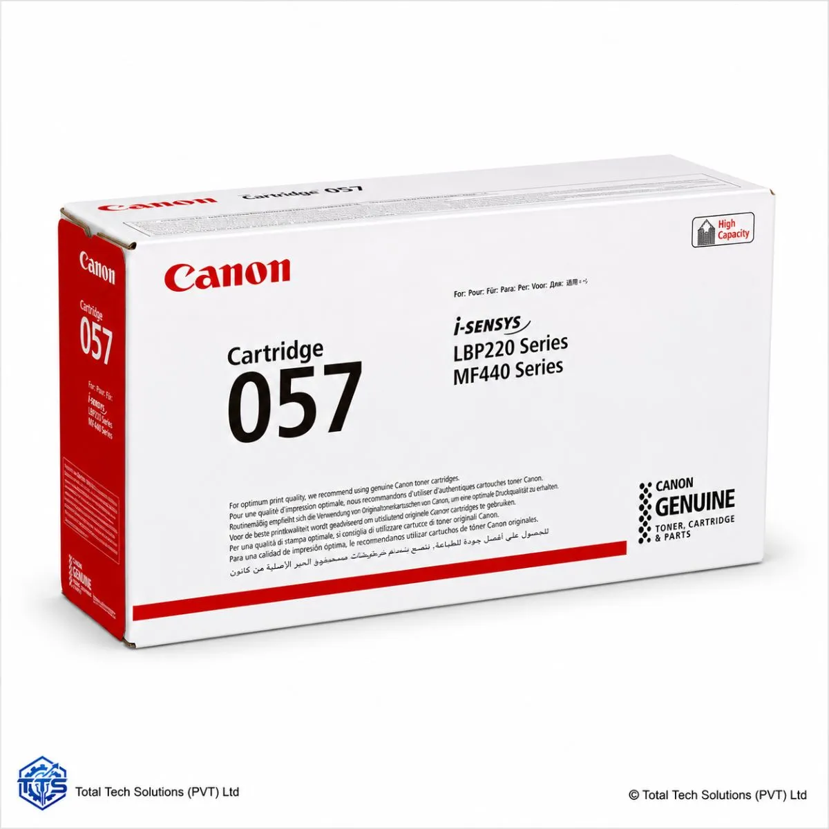 Canon 057H Black Original High Capacity Toner Cartridge, image 3