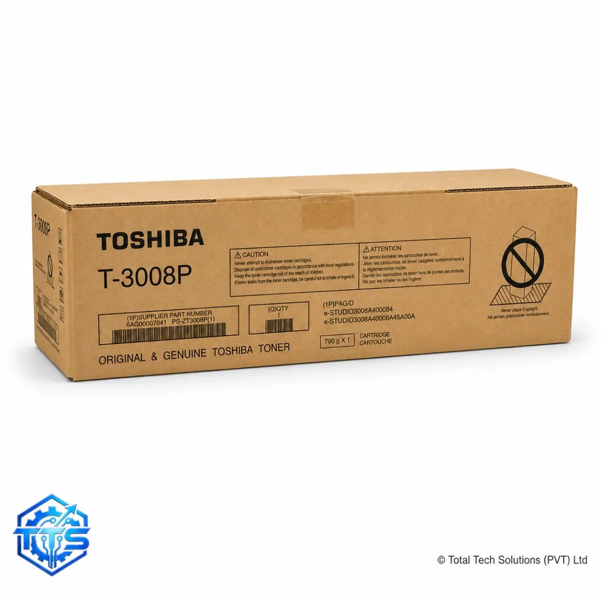 Toshiba e-Studio T-3008P Original Black Toner Cartridge, image 3