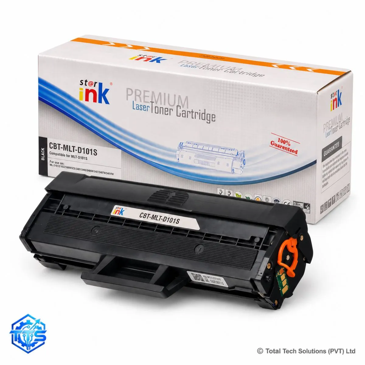Starink MLT-D101S Compatible Black Toner Cartridge for Samsung ML-2161 Printer, image 4