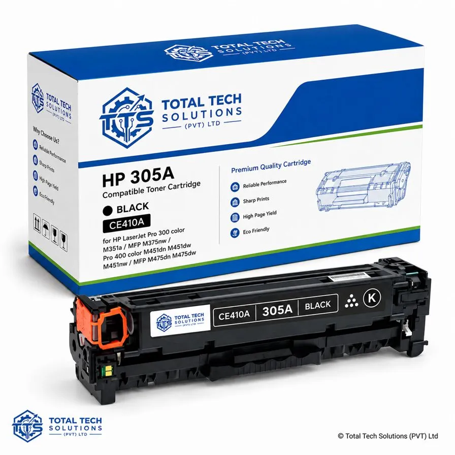 Total Tech Solutions HP 305A Compatible Toner Cartridge